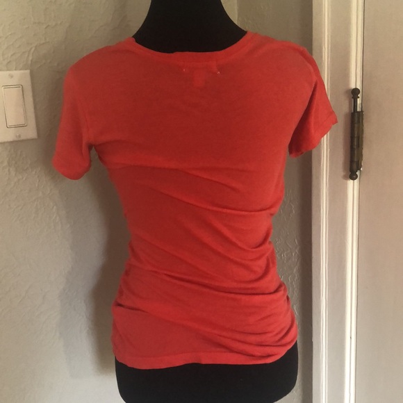 Ladies Orange Guess T-Shirt - Size Small - Picture 3 of 5